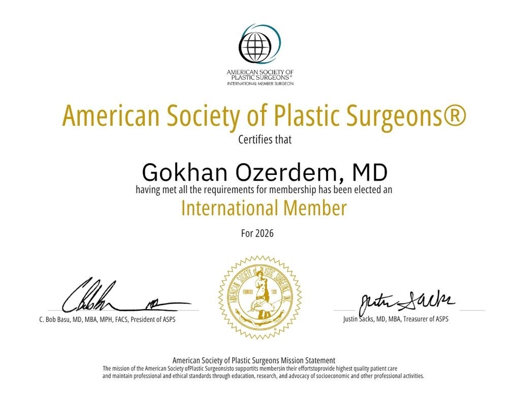 Dr Gökhan Özerdem Amerika Üyeliği